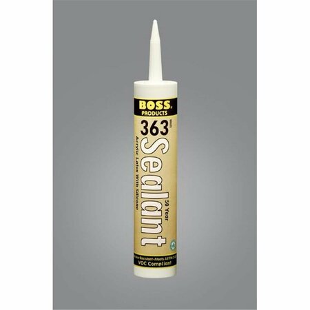 SWIVEL 142297 10.1 oz Boss 363 50 Year Acrylic Latex Sealant with Silicone SW3590421